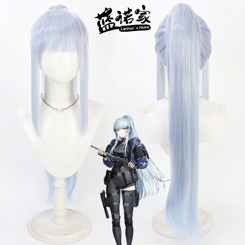 

Game Girls' Frontline HK416 Clukay Klukai Cos Косплей Парик Хэллоуин Вечеринка Опора Синтетические волосы Термостойкое волокно + Кепка для парика