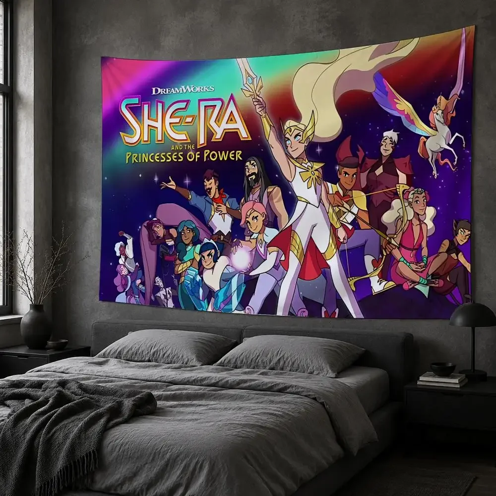 S-She-Ra And The Princesses Of Power Tapestry Bedroom  House Home Dorm Interior Wall Decor Background Banner