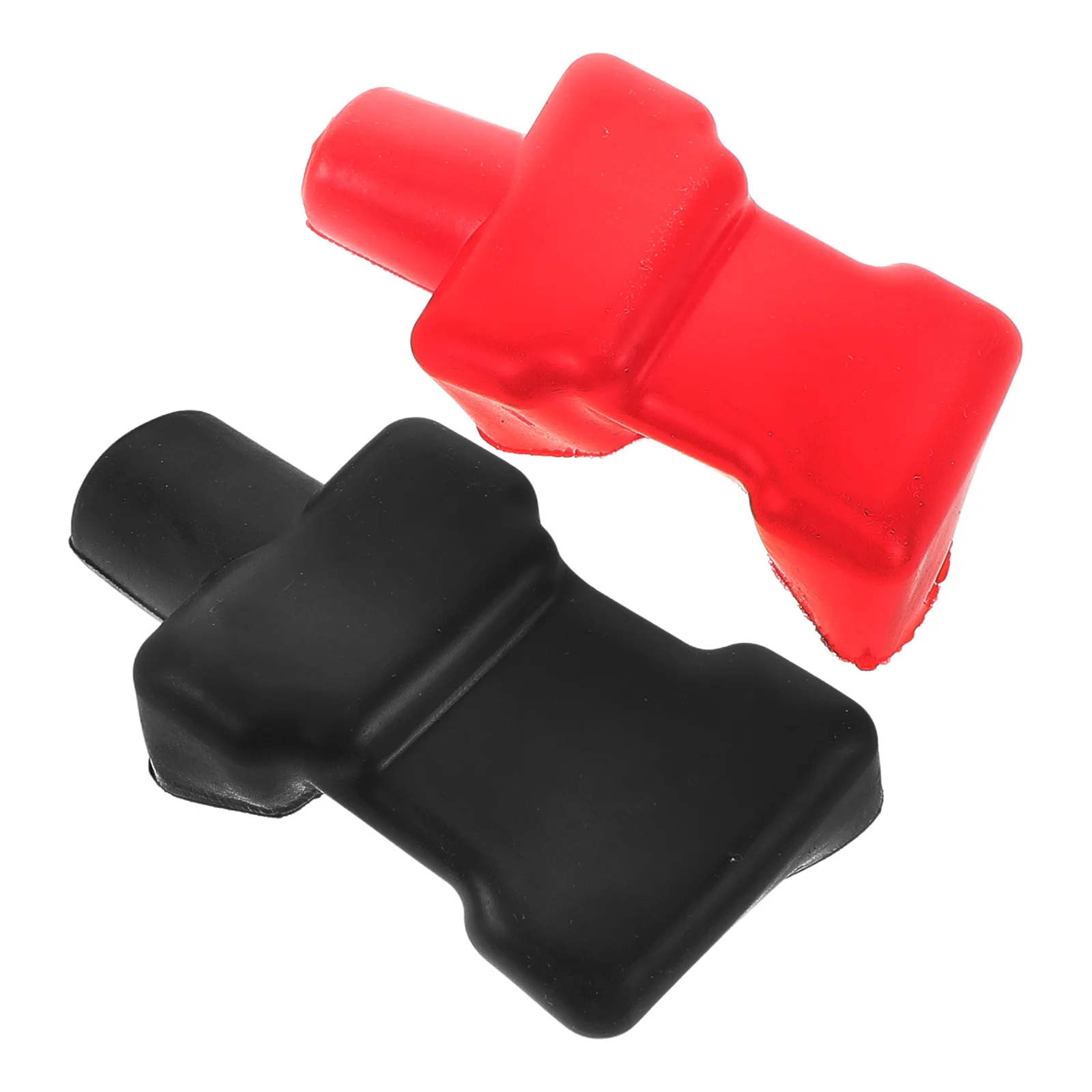 

2Pcs Terminal Insulating Boots Plastic Covers Positive Negative Auto Car Marine Terminal Protector Boots