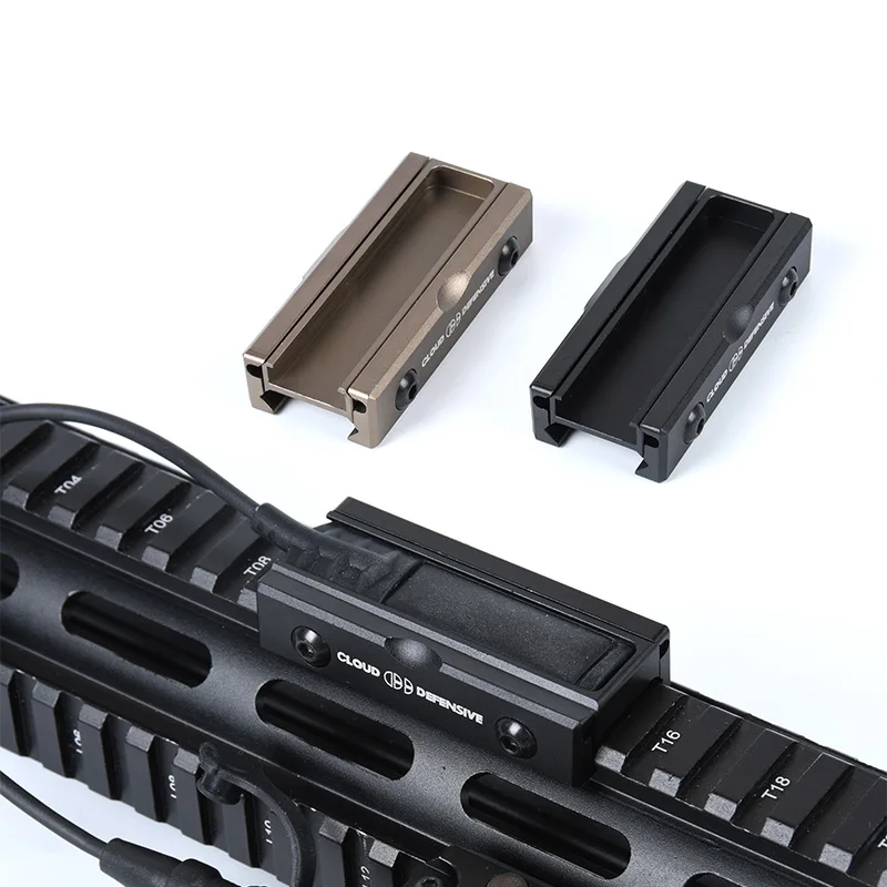 Metal LCS 20mm Rail Mount Plates for SF M600 M300 Scout Light Flashlight with Remote Tape Pressure Pad Switch Accessories