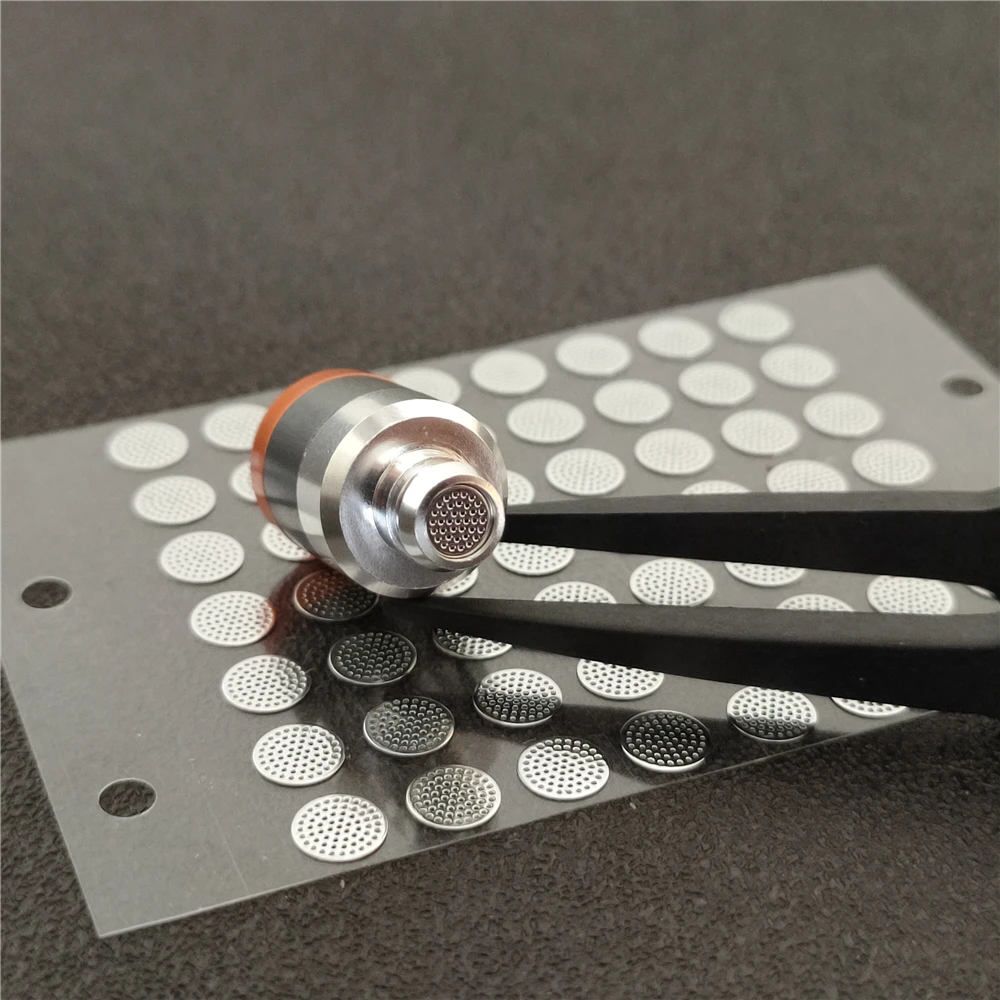 Наушники-вкладыши, пылезащитная стальная сетка с клеем, наушники-вкладыши из нержавеющей стали, сетчатый фильтр, Пылезащитная сетка, стальная сетка 3,7 мм, 4,0 ММ, 4,5 м, 4,8 мм, 5,0 мм