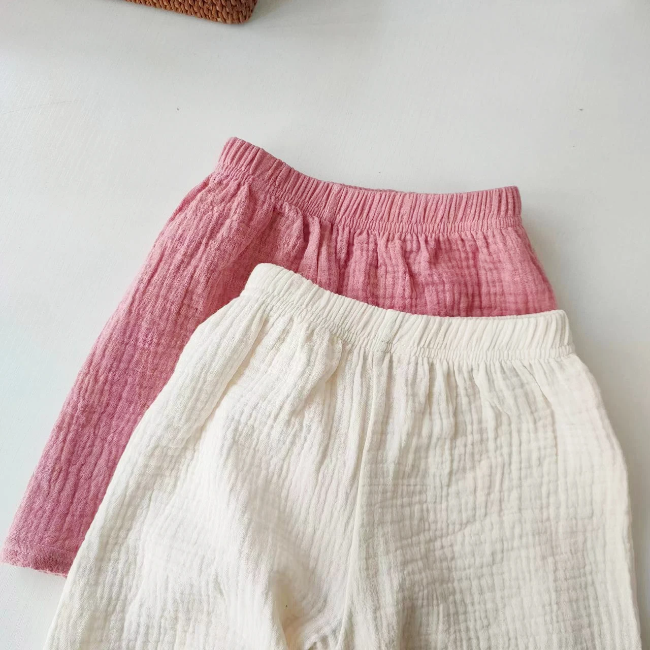 Children\'s Shorts Girls Boys Cotton Yarn Short Pants Summer Children\'s Girls Soft And Breathable Capris Baby Clothes