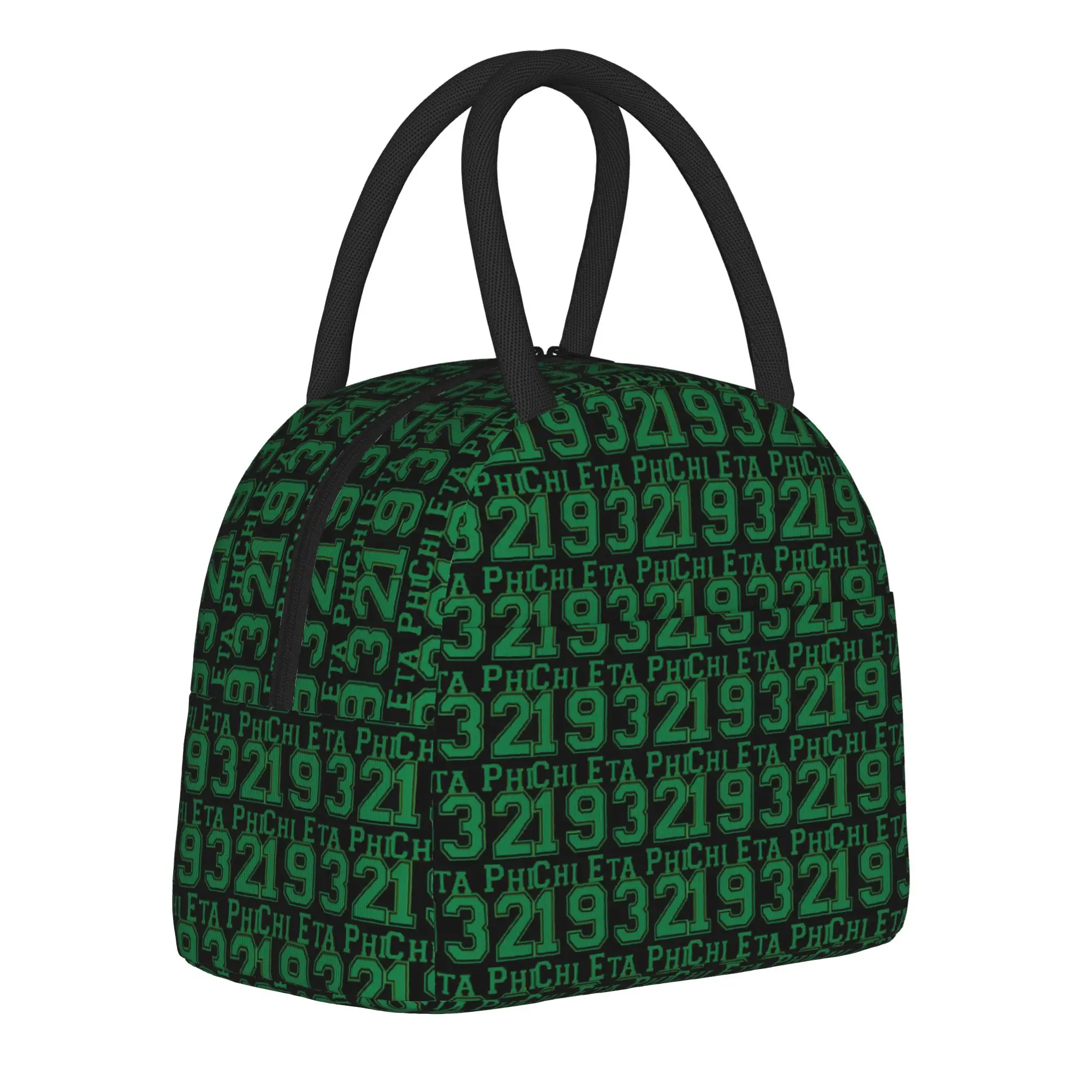 CHI ETA PHI Sorority Nurse 1932 Lunch Bag  Fun Lunch Box For Girls Office Portable Zipper Cooler Bag Print Thermal Tote Handbags