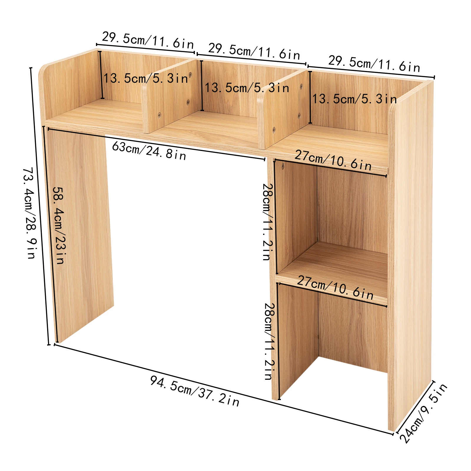 Office Desk Bookshelf Holder, Desktop Bookshelf Storage, Desk Book Organizer