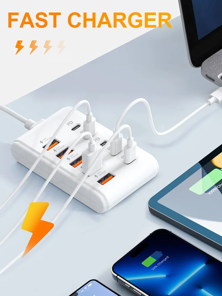 

10-in-1 Expansion Dock Socket Converter Splitter Expansion Dock One to Ten USB Converter Head Socket Docking Station USB Hub