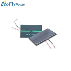 5.5V 6V Min Solar Panel 135mA 220mA 240mA 250mA 500mA 550mA  For DIY Battery Cell Phone Chargers Portable Solar Cell with Cable