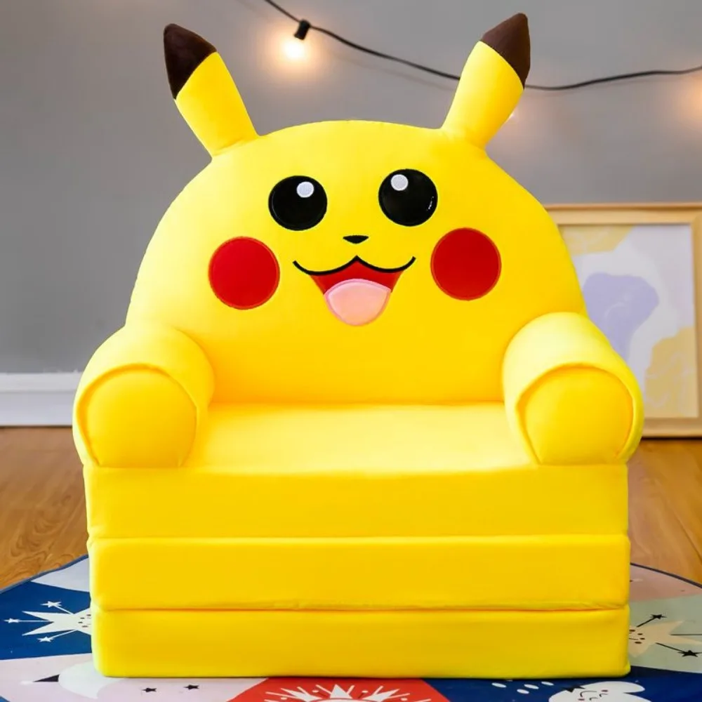 Kawaii سبونجبوب باتريك ستار مسند الظهر ثلاثة طبقة للطي غرفة نوم كسول الكذب لطيف أريكة تتحول لسرير الكرتون فطيرة ستار مقعد للأطفال هدية #6