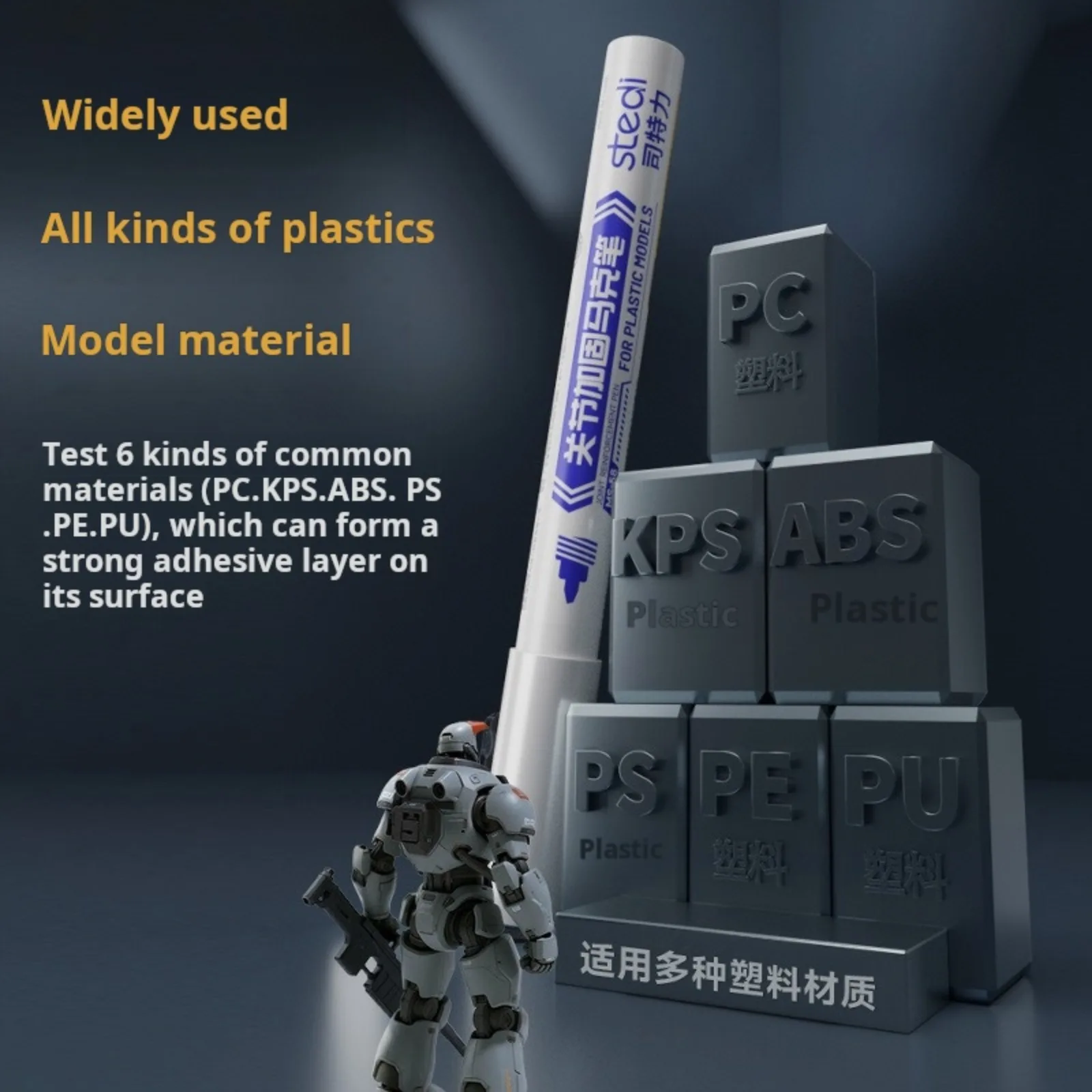 Stedi MS-58 Model Joint Tightening Pens for Gundam Plastic Model Kit Figure Repair Marker Scale Military Model Building DIY Tool