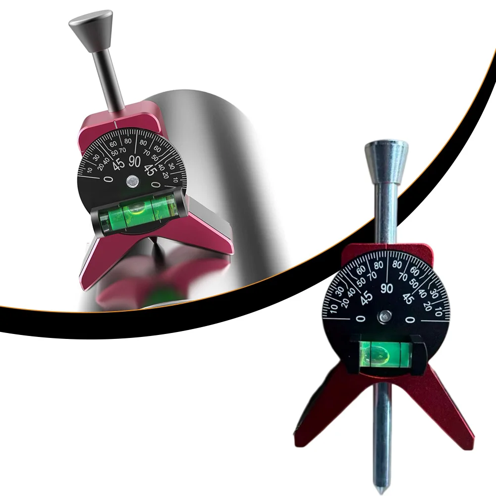 1x Pipe Center Locator Installation Tool Pipe Probe With Adjustable For Dial For Measur Pipe Diameter Pipes From 1-1/2 To 6 Inch