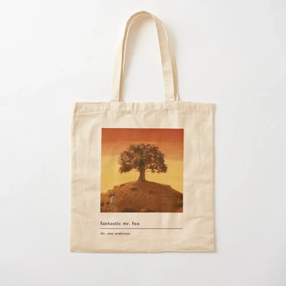 

minimalist fantastic mr fox movie poster Tote Bag shopper bag women canvas canvas bags Tote Bag