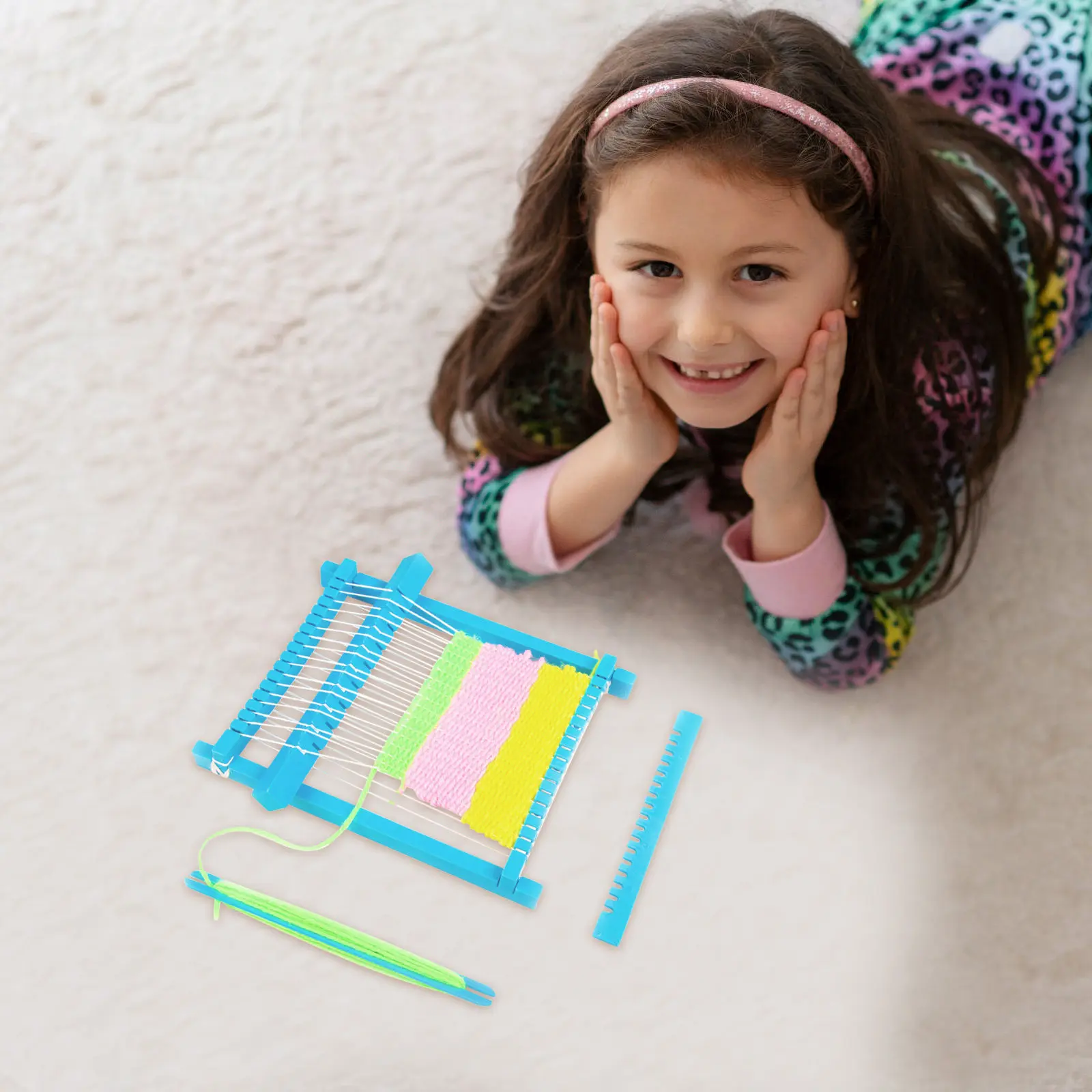 

Набор для ткачества: развивающий инструмент для творчества, ткацкая машина для раннего обучения, когнитивное рукоделие для детского сада