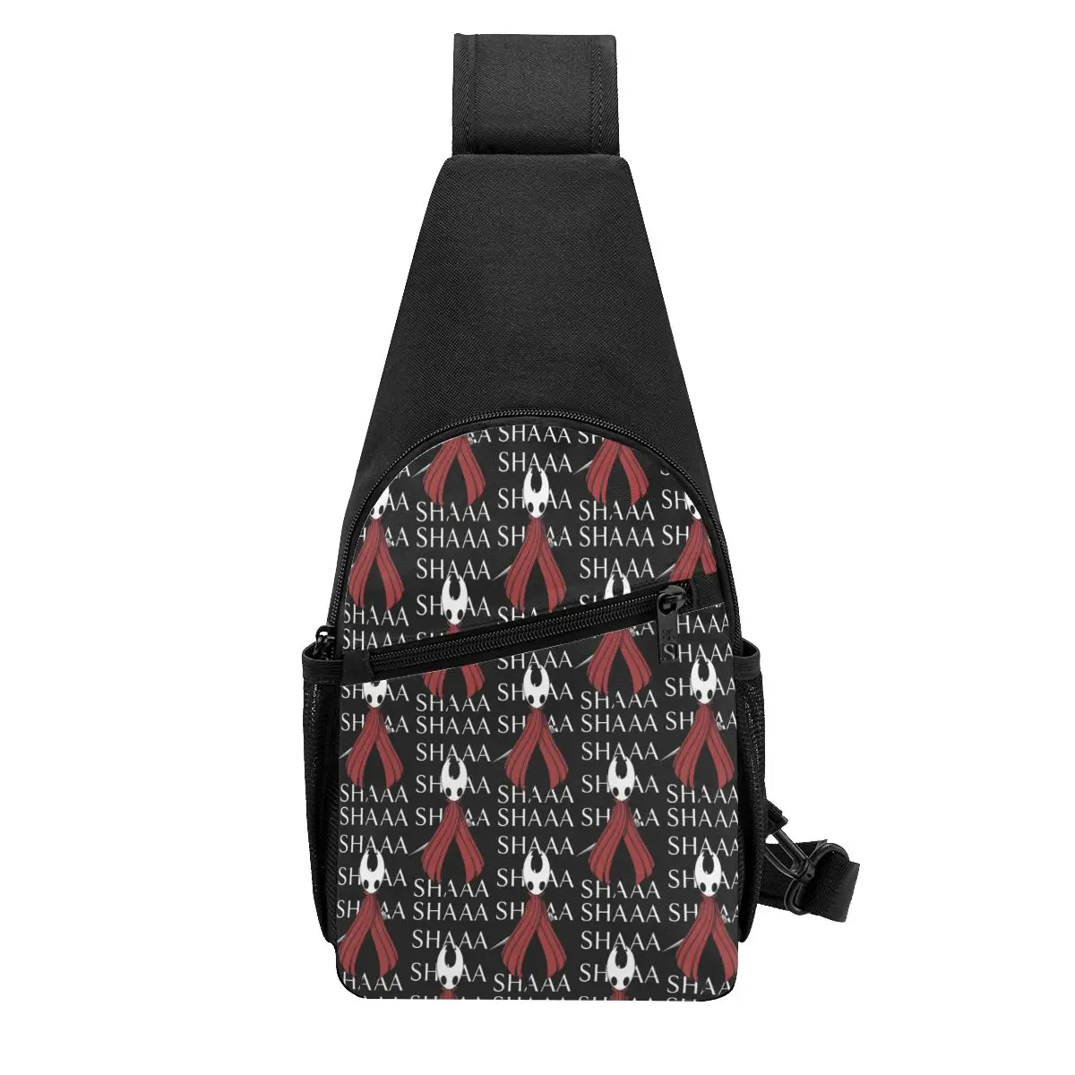 Hollow Knight Silksong Shaa Hornet Battle Cry Chest Bag Men Sling Crossbody Backpack Chest Bag Hiking Daypack Shoulder Bag