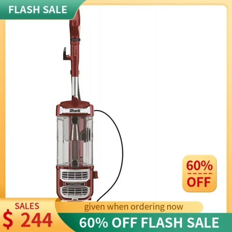 

D2BShark ZD402 Rotator Lift-Away Upright Vacuum with PowerFins,Self-Cleaning Brushroll,HEPA Filtration,Swivel Steering,Precisio