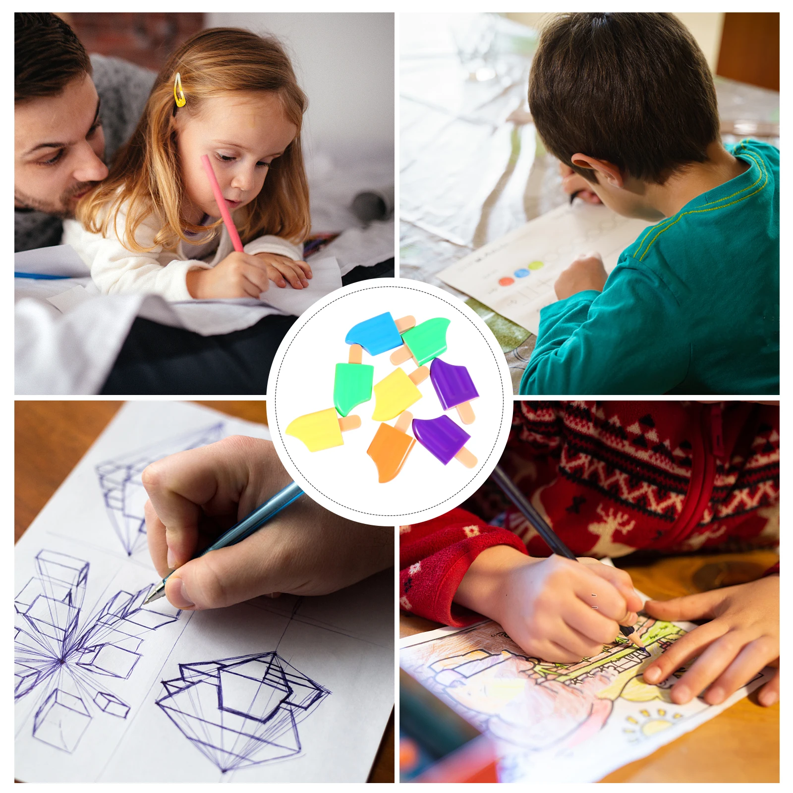 10 шт. маркеры, гладкое письмо, без утечек, карманные маркеры в форме, цветные ручки для студентов, учителей, офисный подарок