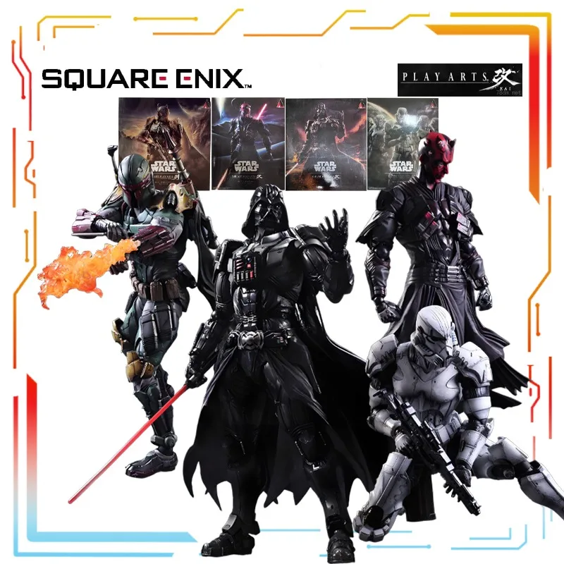

SQEX Original PlayArts Changes Action Figure Series Star Wars Darth Vader Action Figure Assembly Model Toys Model Gifts for Boys
