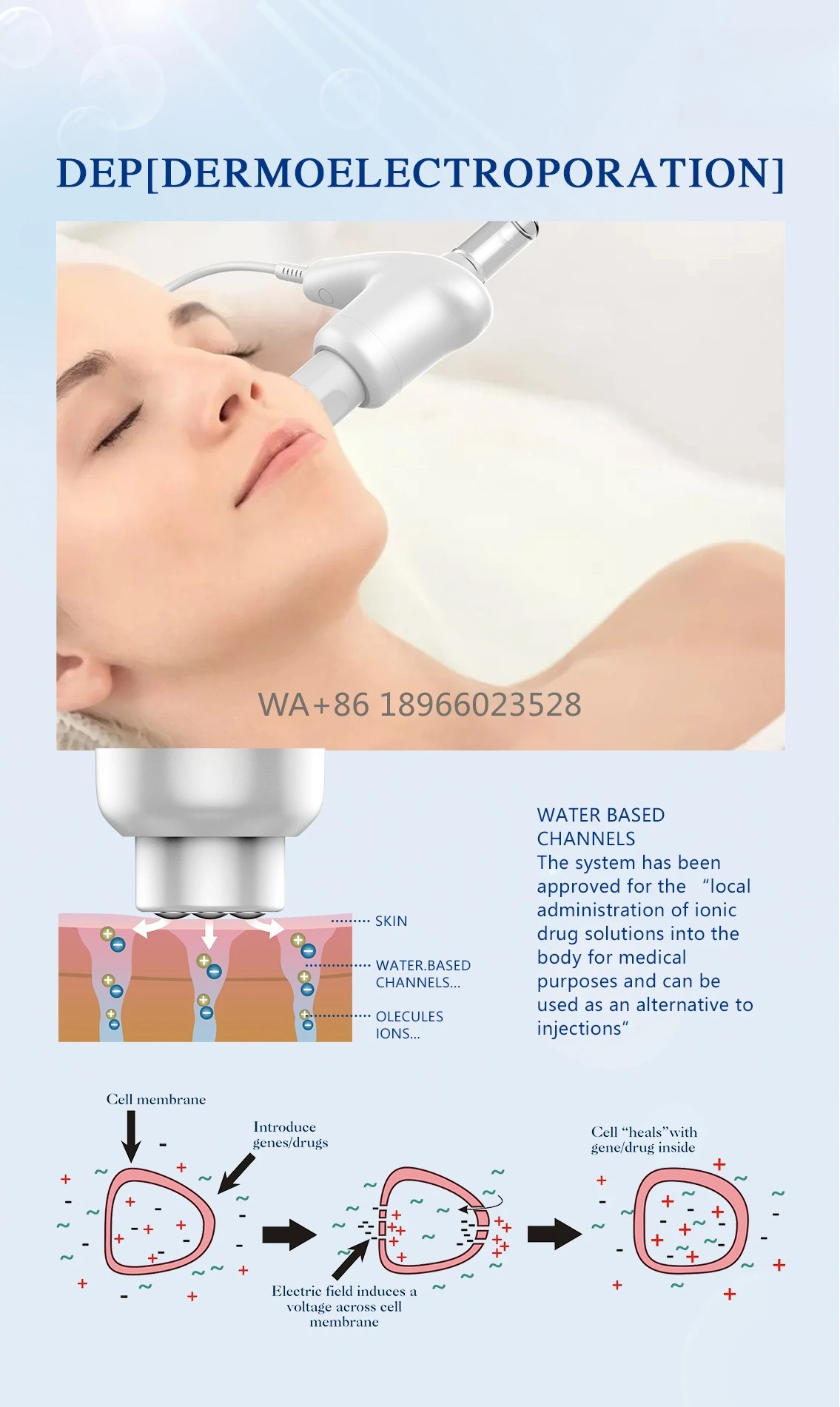 Non‑Invasive Superconducting Facial Massager Beauty Device