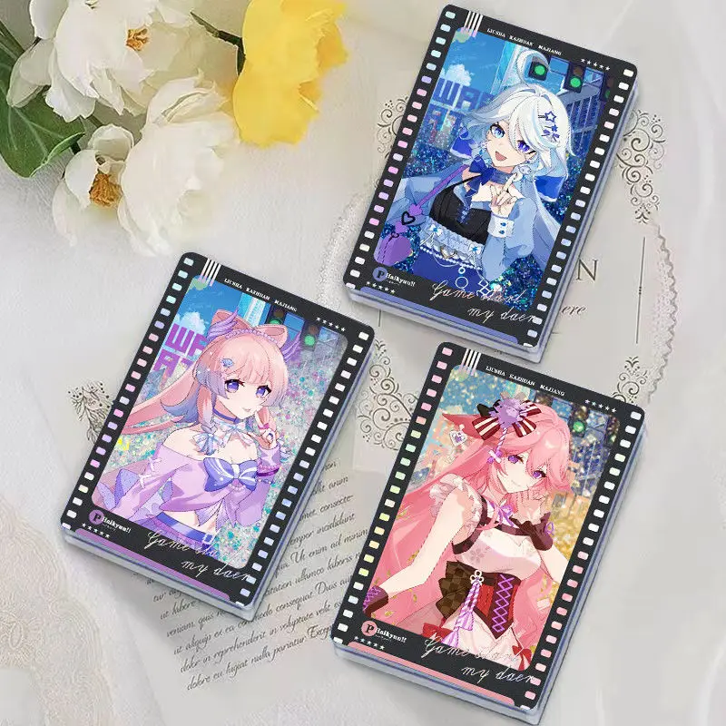 

Anime Genshin Impact Yae Miko Raiden Shogun Sangonomiya Kokomi Cosplay Quicksand Mahjong Card Brick Acrylic Standing Sign