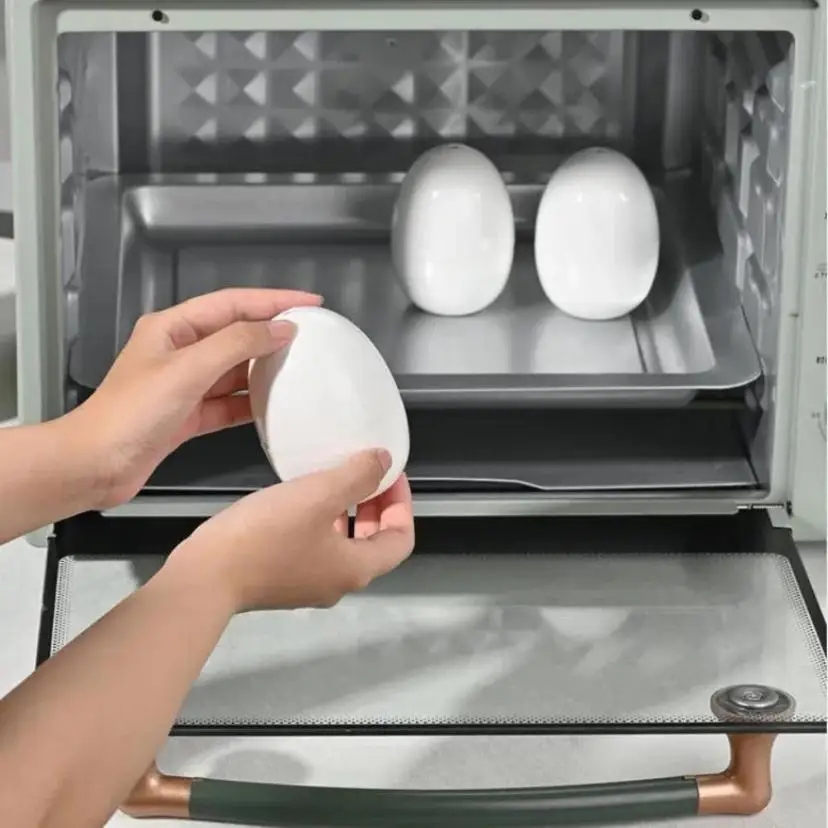 1 Pcs Microwave Eggs Steamer Boiler Cooker 1/4 Eggs Capacity Easy Quick 5 Minutes Hard Or Soft Boiled Kitchen Cooking Tools