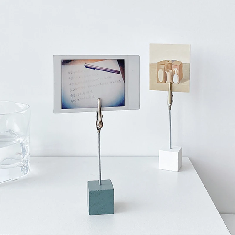Portable Retro Wood Photo Note Clip Holder Paper Clip Memo Clamp Photo Clip Display Stand For Desk Accessories Office School