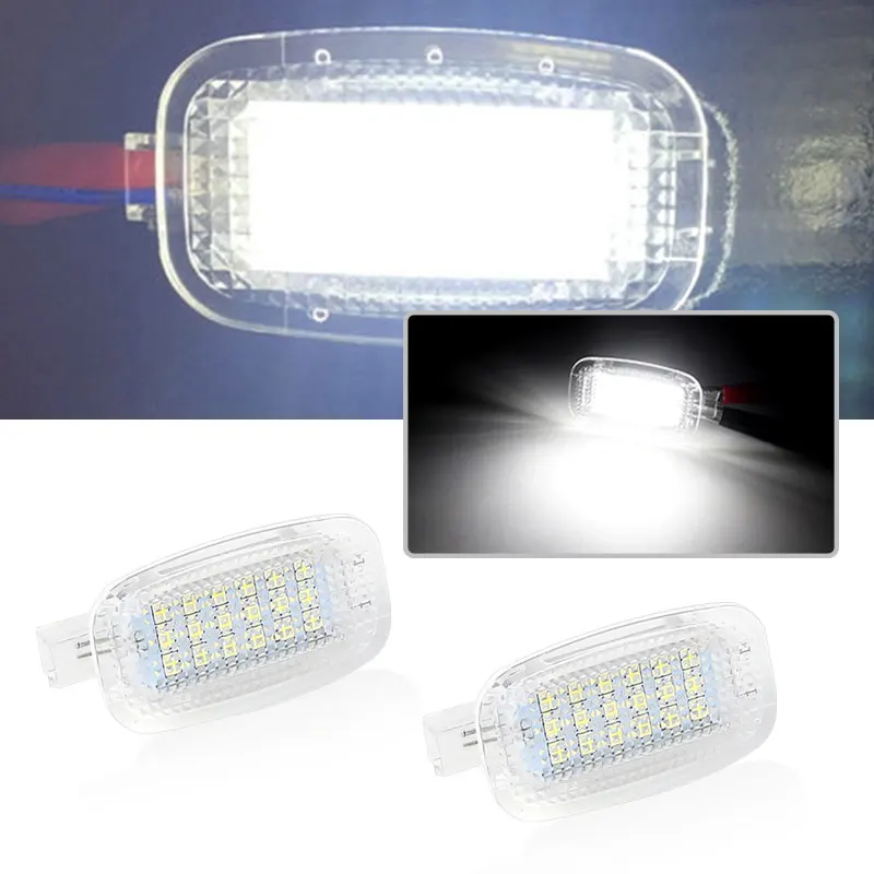 2x LED Luggage Compartment Interior Light for Benz W169 W204 W212 W221 W216 R230 W463 X164 Courtesy Welcome Door Footwell Lamp