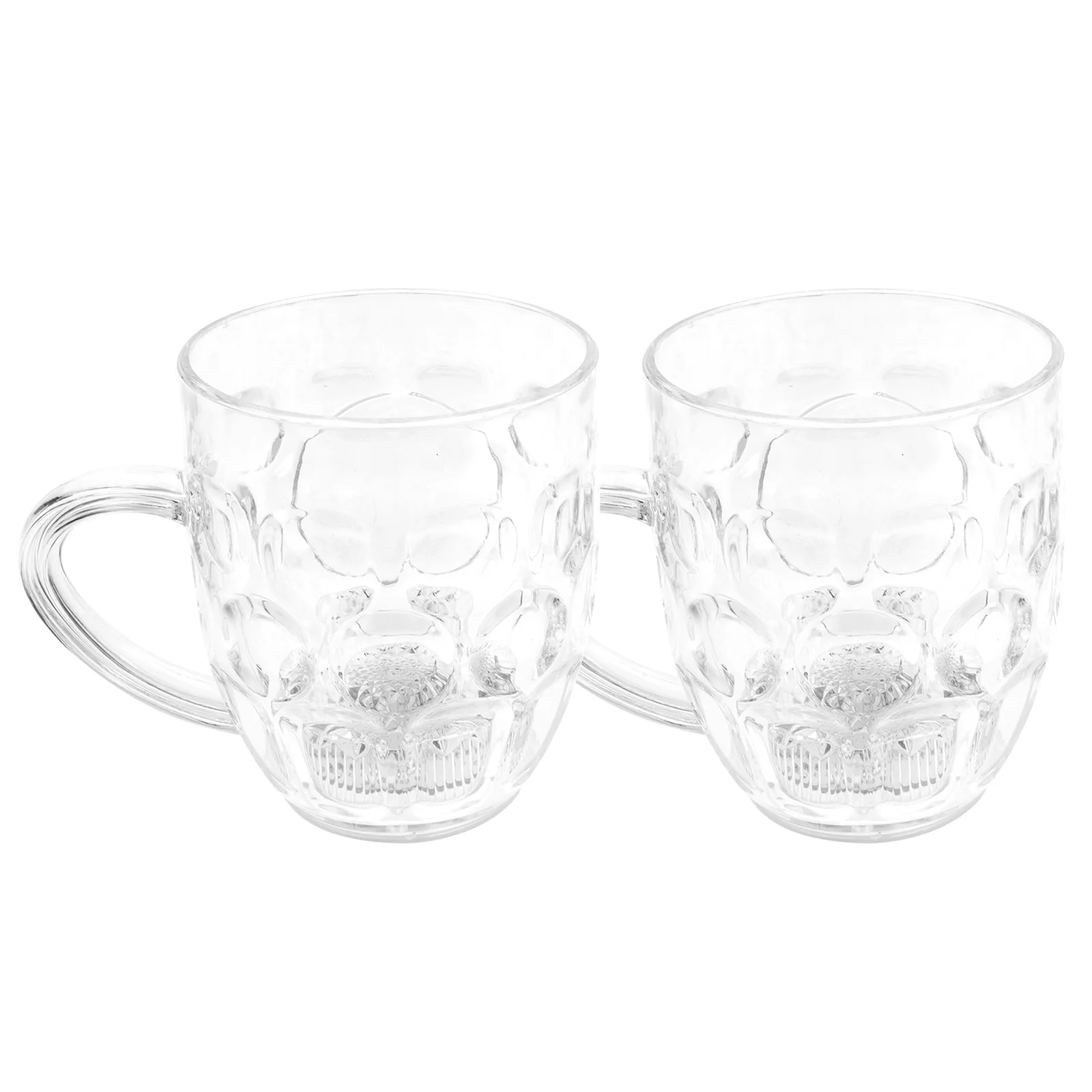 

2pcs Light-emitting Sensor Cups Acrylic Beer Mugs Glow Decorations Party Supplies Beverages Adult Party Favor