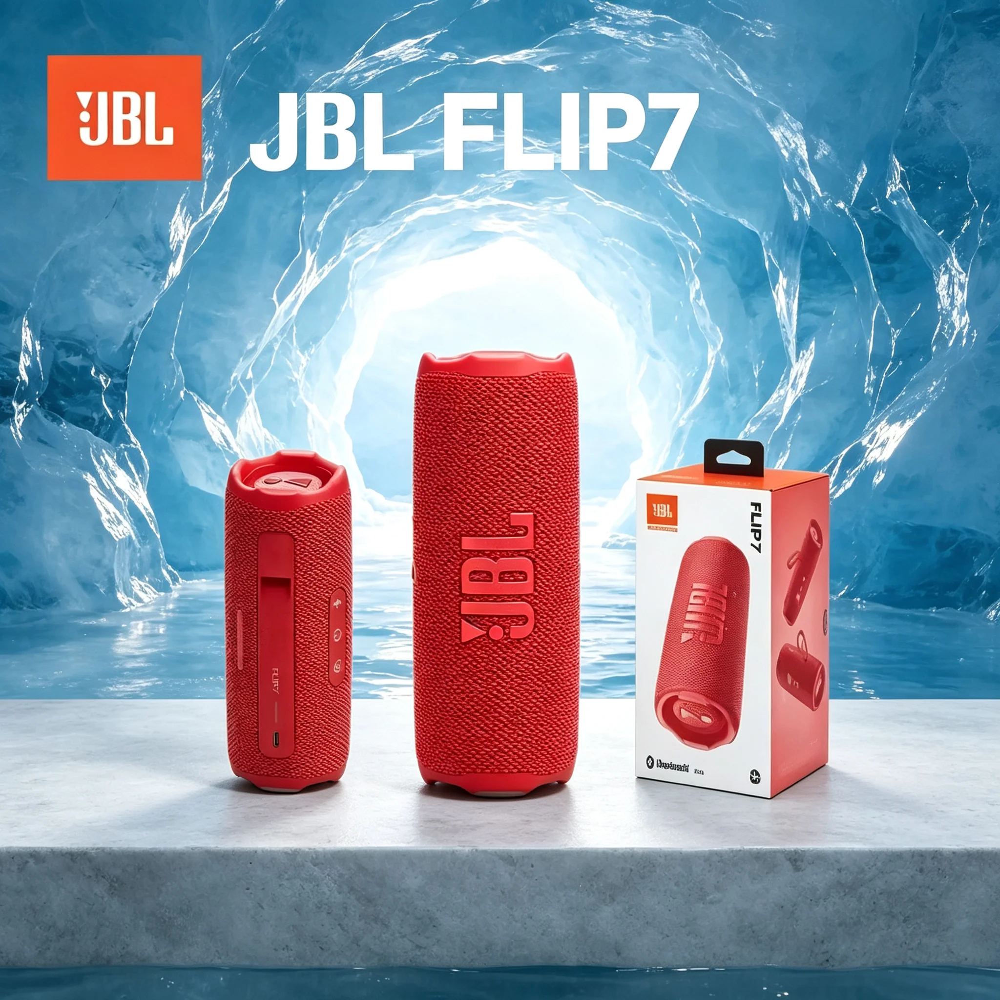 JBL FLIP7 IP68 Dust & Waterproof Bluetooth Speaker Portable Stereo Wireless Audio Camping Travel Speaker