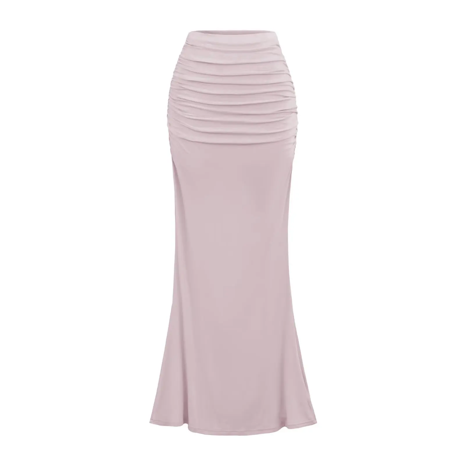 Abnehmen Hohe Taille Fi Schwanz Rock Lange f Körper frauen Herbst Faion Ba Split Sexy Gefaltet f Körper Rock
