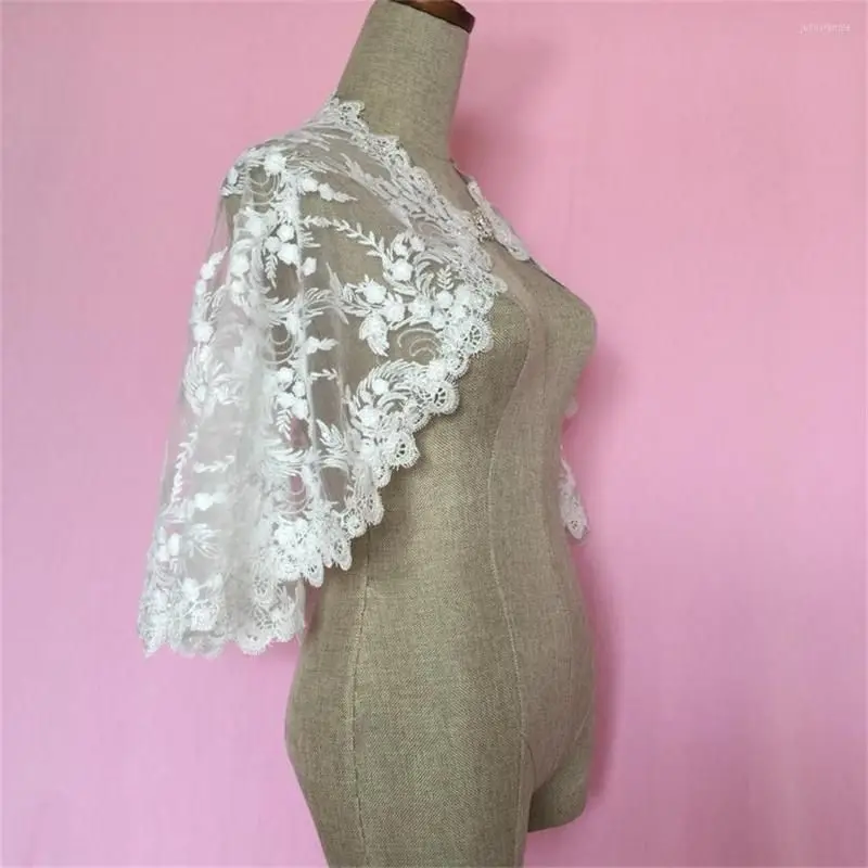 Women Wrap Jacket Appliques Lace Sleeveless Bride Jackets For Sleeveles Bridal Dress Wedding Accessories Custom Made