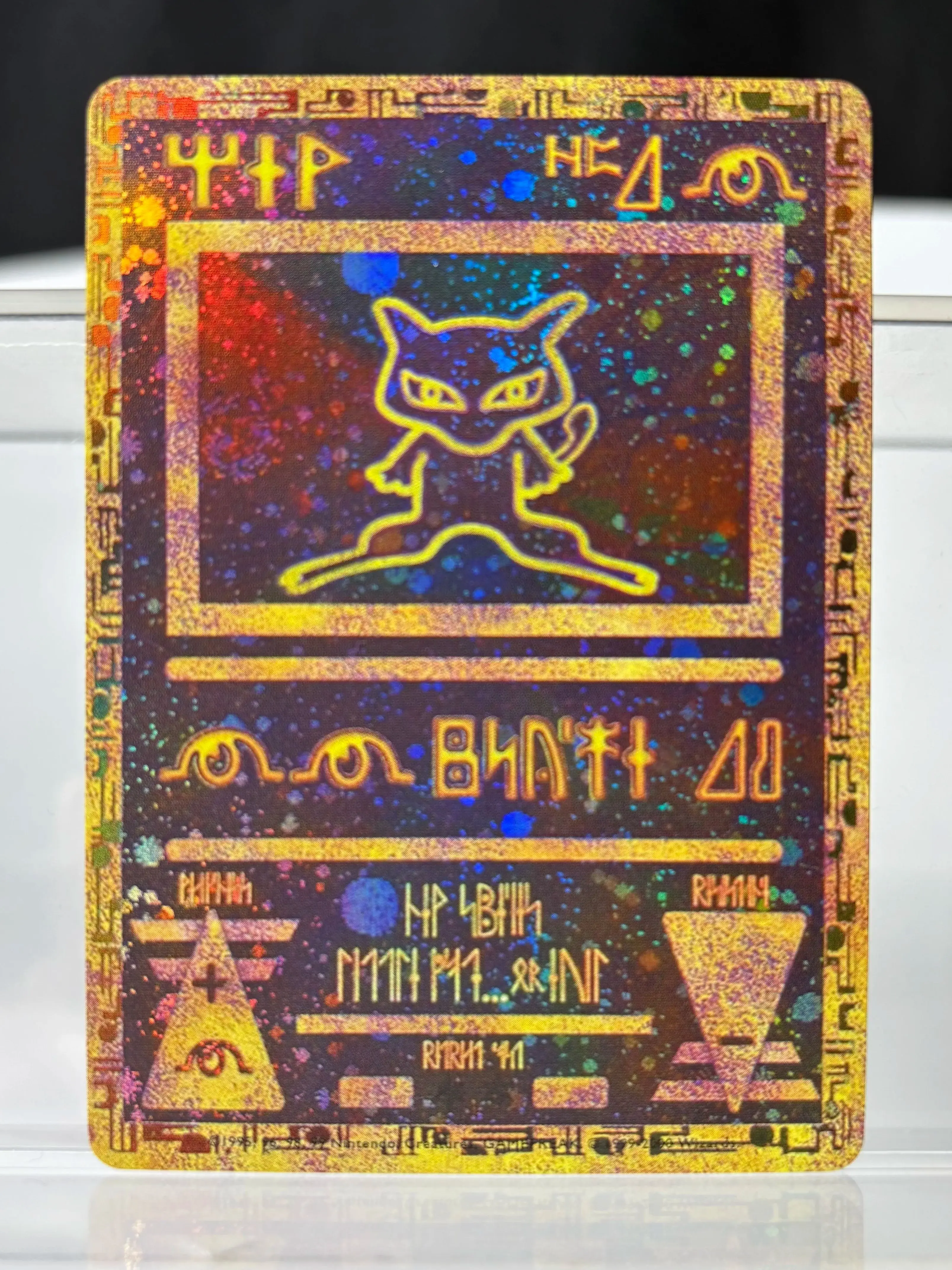 55 pièces PTCG-S PKM feuille ancienne Mew Zekrom Reshiram Victini Charizard foncé Gengar Latias Mew Pikachu ensemble entier 55 carte proxy PTCG