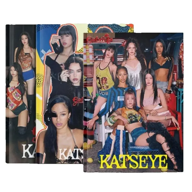 ألبوم Kpop Idol KATSEYE الجديد مجموعة صور غابرييلا MANON SOPHIA HD Printd ملصق مجموعة بطاقات بريدية DANIELA LARA هدايا المشجعين