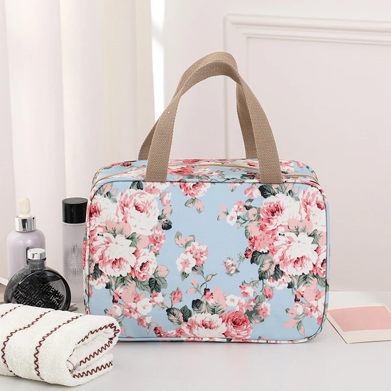 Large-capacity portable handheld toiletry bag travel travel shower waterproof shower bag handheld toiletries storage bag