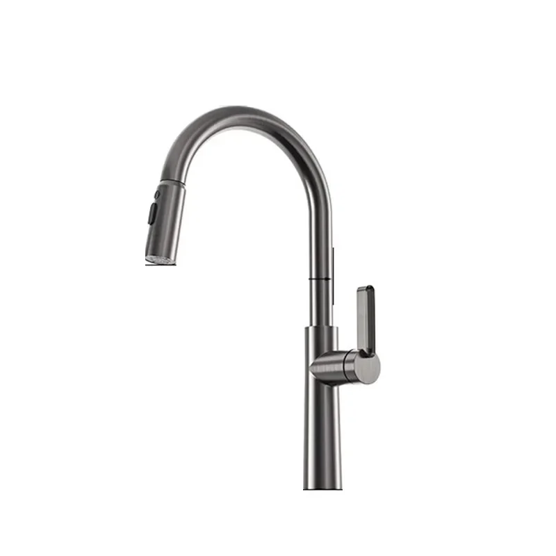 

Kitchen sink faucet, pull-out household sink multi-functional faucet, hot and cold splash-proof