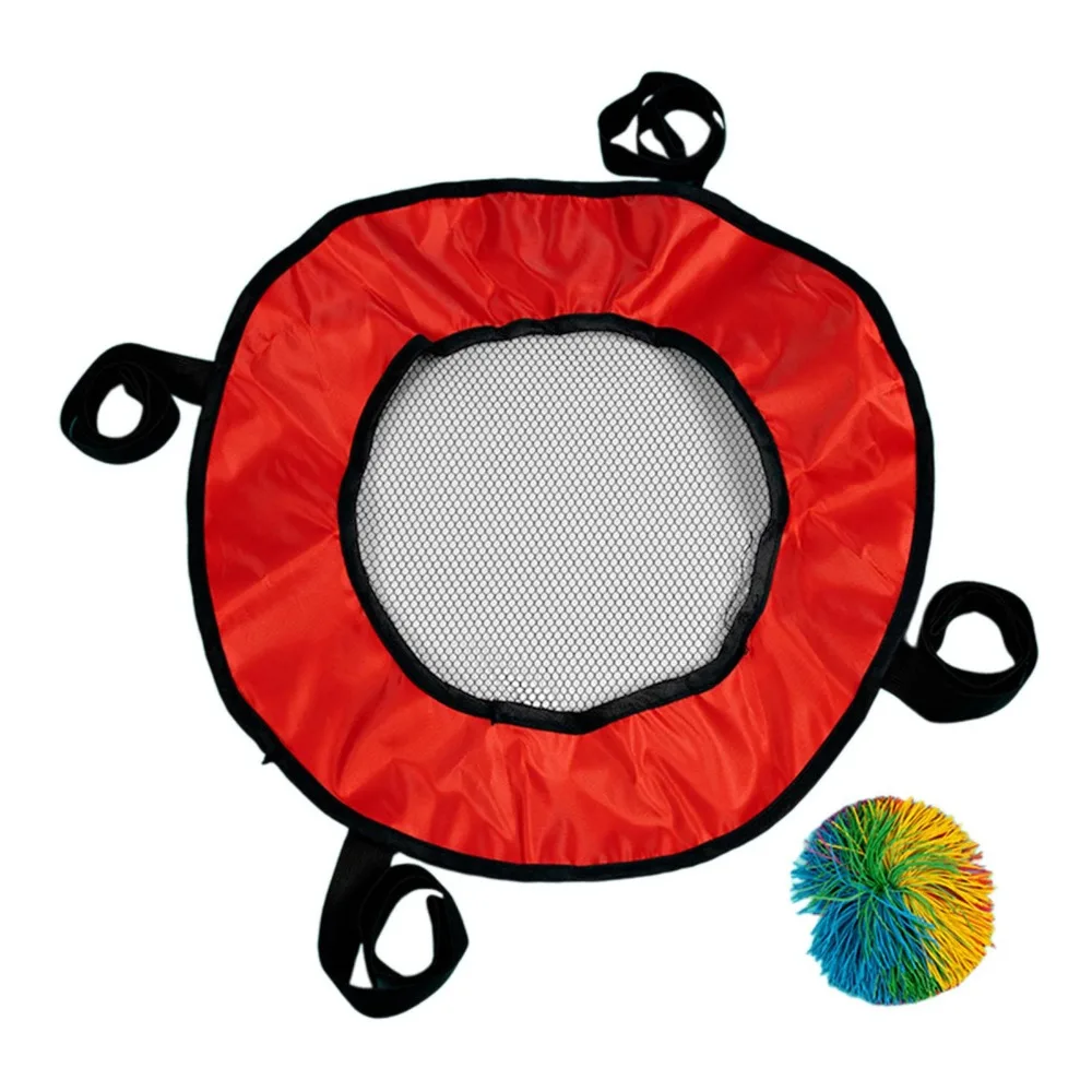 Creative Throw and Catch Interactive Bounce Ball Sensory Play Toys Two-Player with Elastic Ball Parent-child Outdoor Games