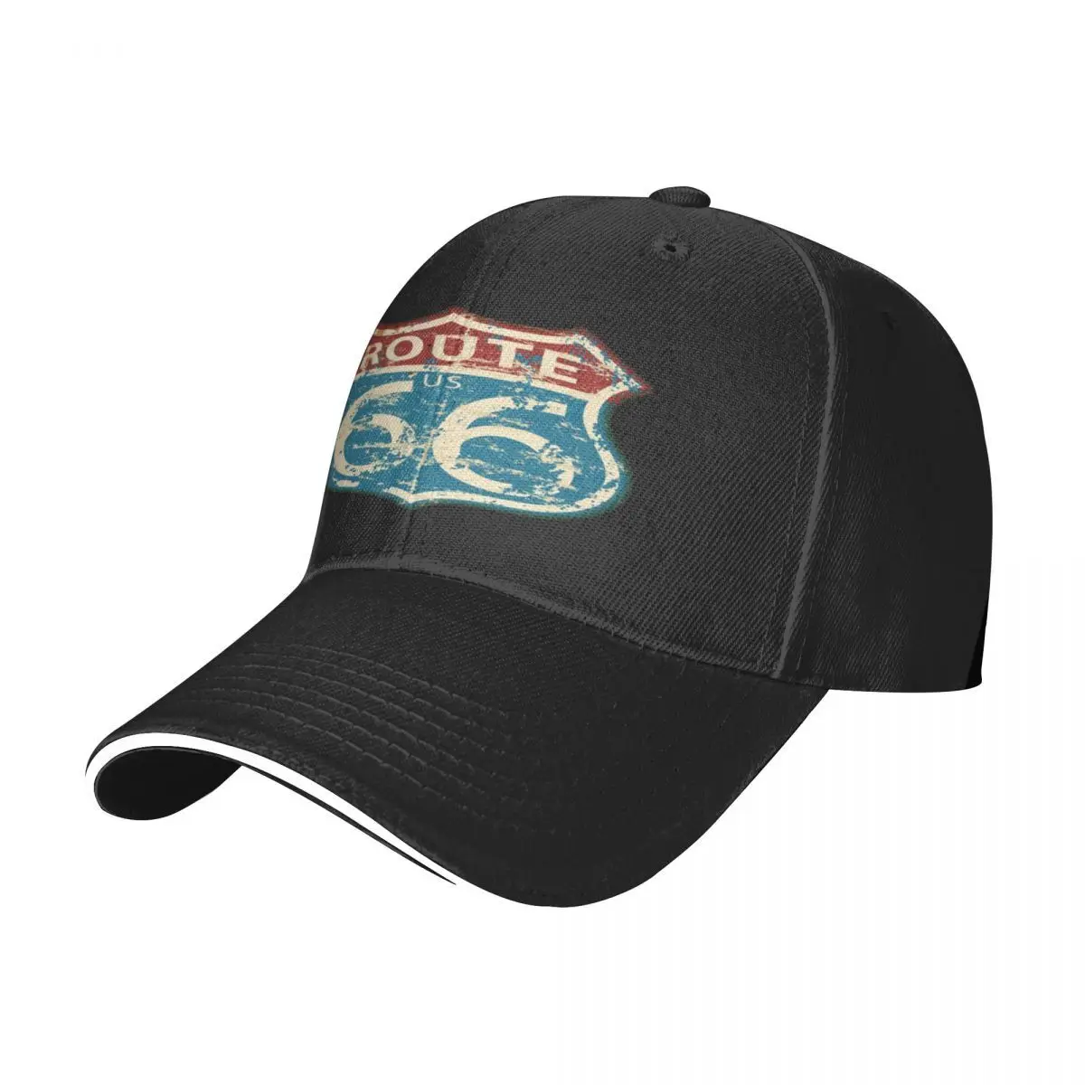 Route 66 Logo 2878 Sun Cap Men Caps Men's Hats Hats For Men Baseball Cap Men Man Hat Baseball Cap