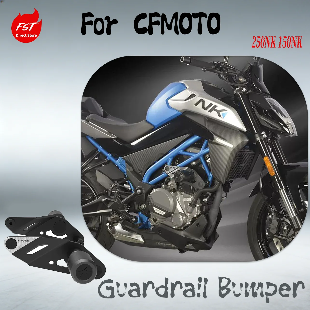 

Crash Bars Engine Guard Racing Bumper Anti-Fall Protector for CFMOTO 250NK 150NK CF Motorcycle Modified Accessories