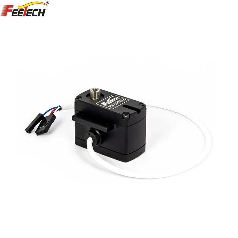 Feite 12V 7Kg.Cm Digital 360-Degree Servo Waterproof Industrial Waterproof Servo Brushless Steel Gear 360-Degree RC Cars