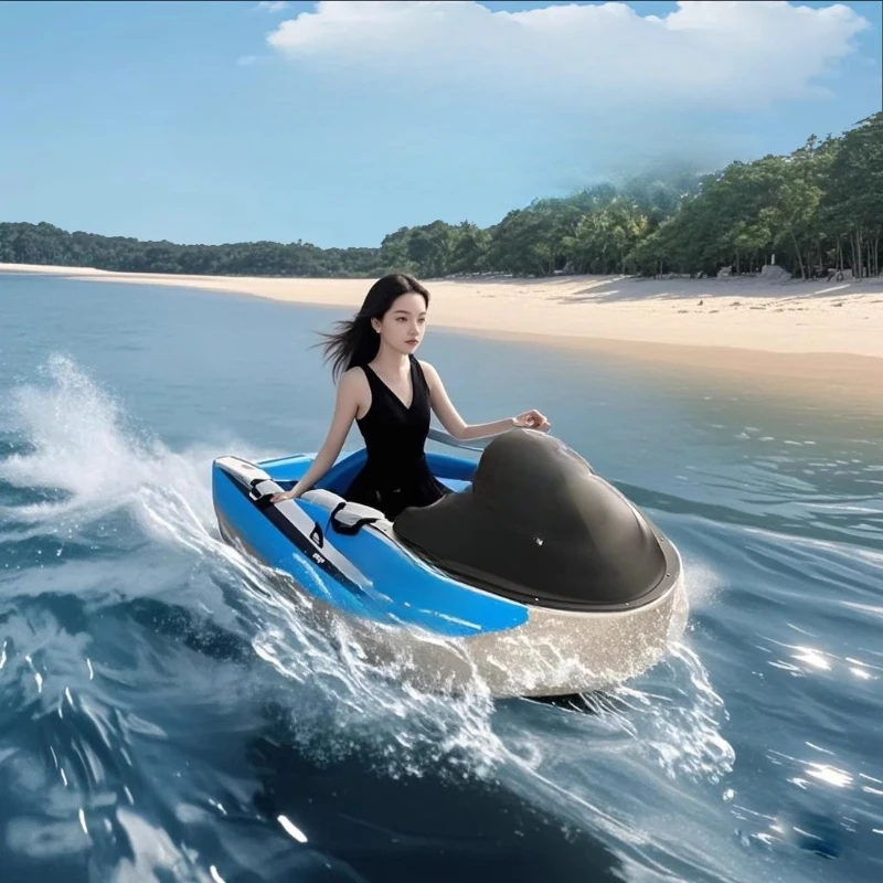 

New Electric Kadin Boat Adult Water Surf Boat Mini Speedboat Water Sports Water Skiing Entertainment Fishing Boat