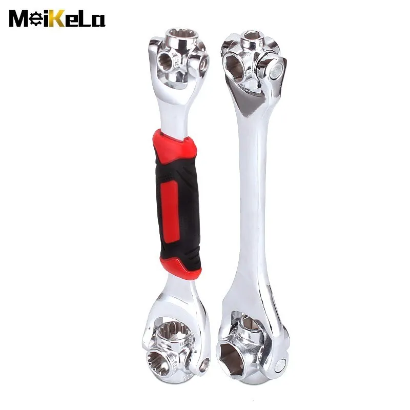 52in1 Universal Socket Wrench 360° Multifunctional Flower-Shaped Twelve-Angle Socket Wrench Set Car Maintenance And Repair Tools