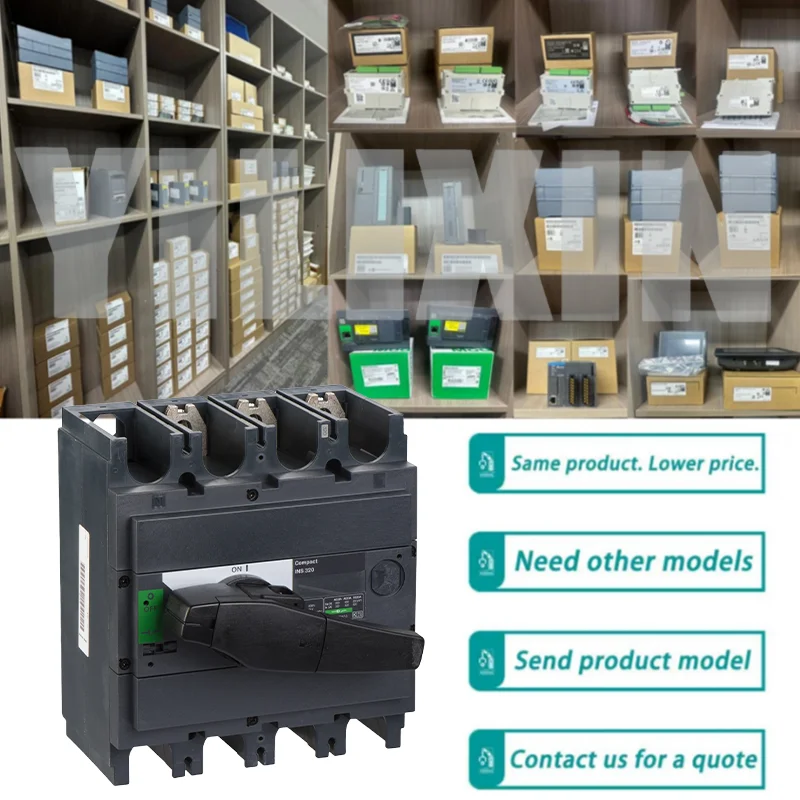 

INS320 3P 31108 Переключатель нагрузки INS 3P 500A Изолированная черная ручка