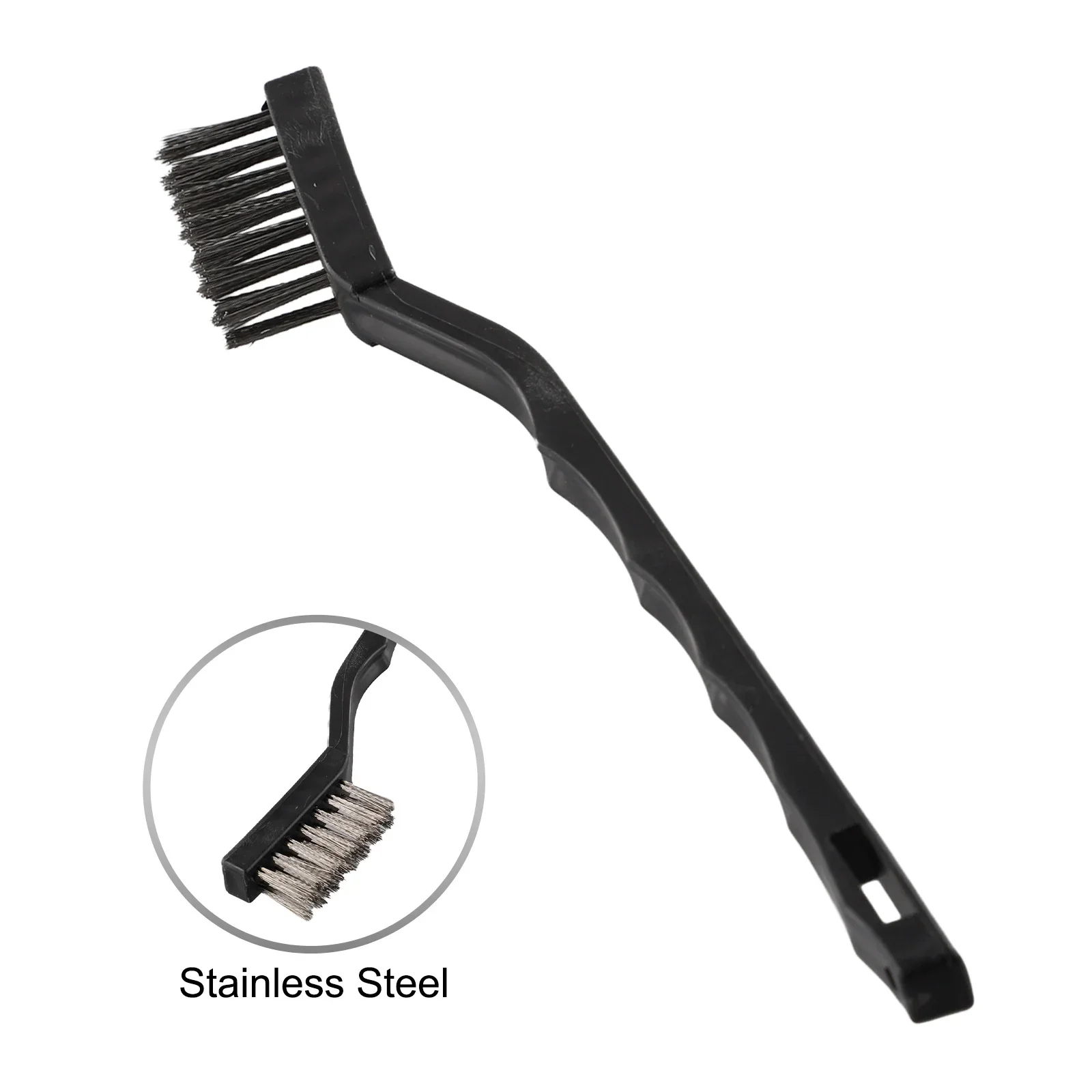 Cleaning Wire Brush Black Copper Durable Hand Tools Remove Scrub Industrial Plastic Handle Toothbrush Wire Rust