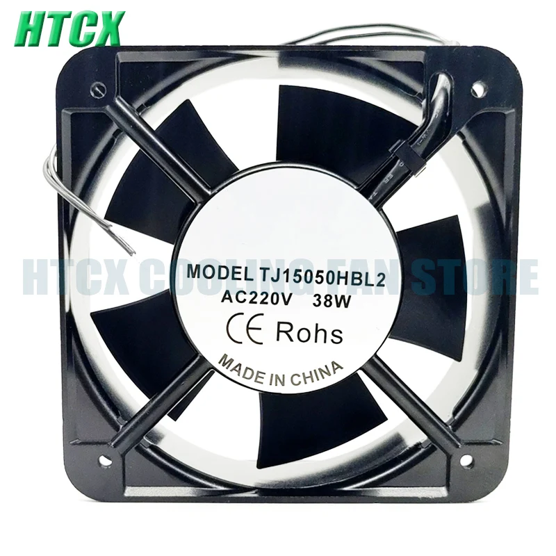 New 15CM 15050 38W 220V Axial Flow Fan Cabinet Cooling Fan TJ15050HBL2