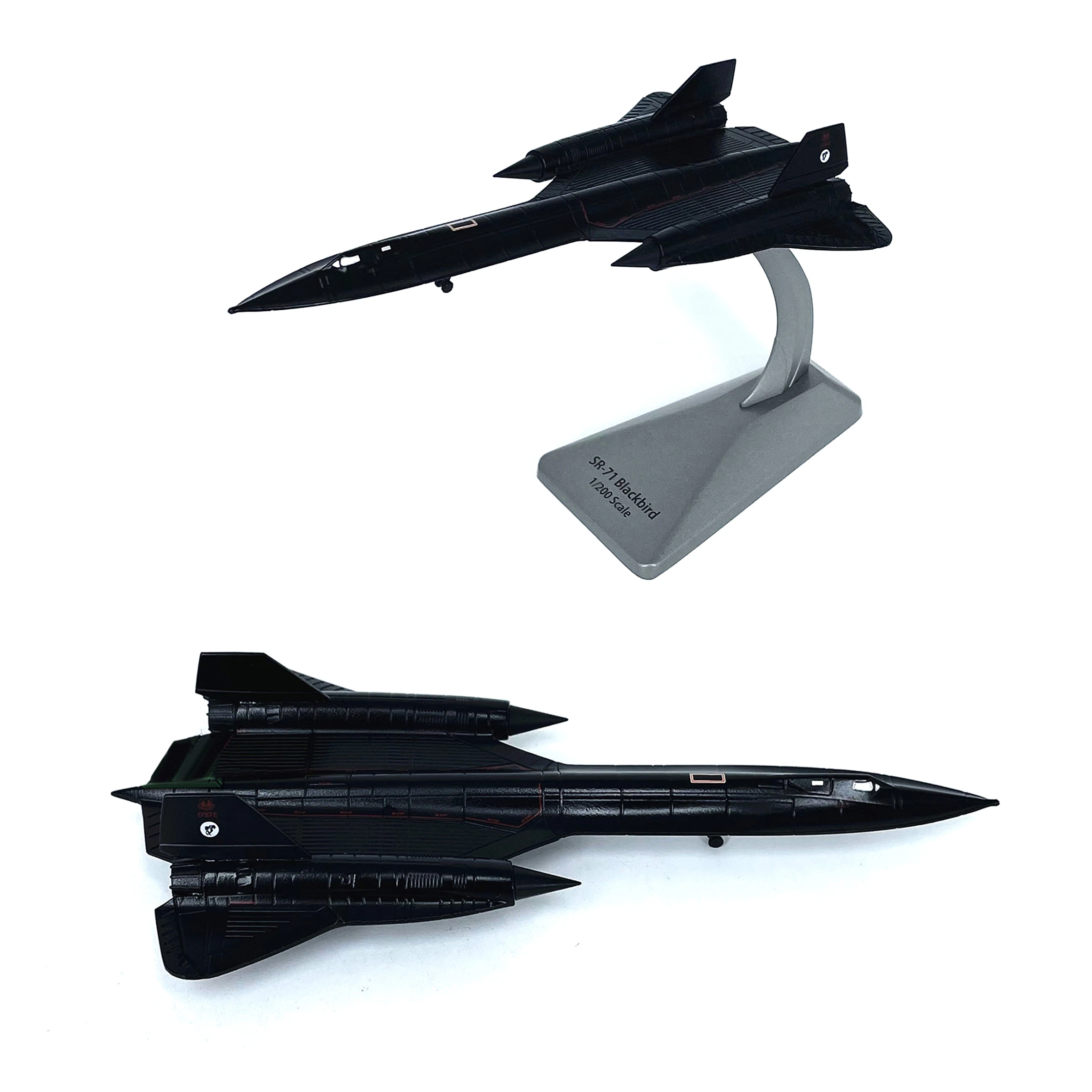 1: 200 US SR-71 supersonic high-altitude reconnaissance aircraft model Alloy Static Aircraft Model