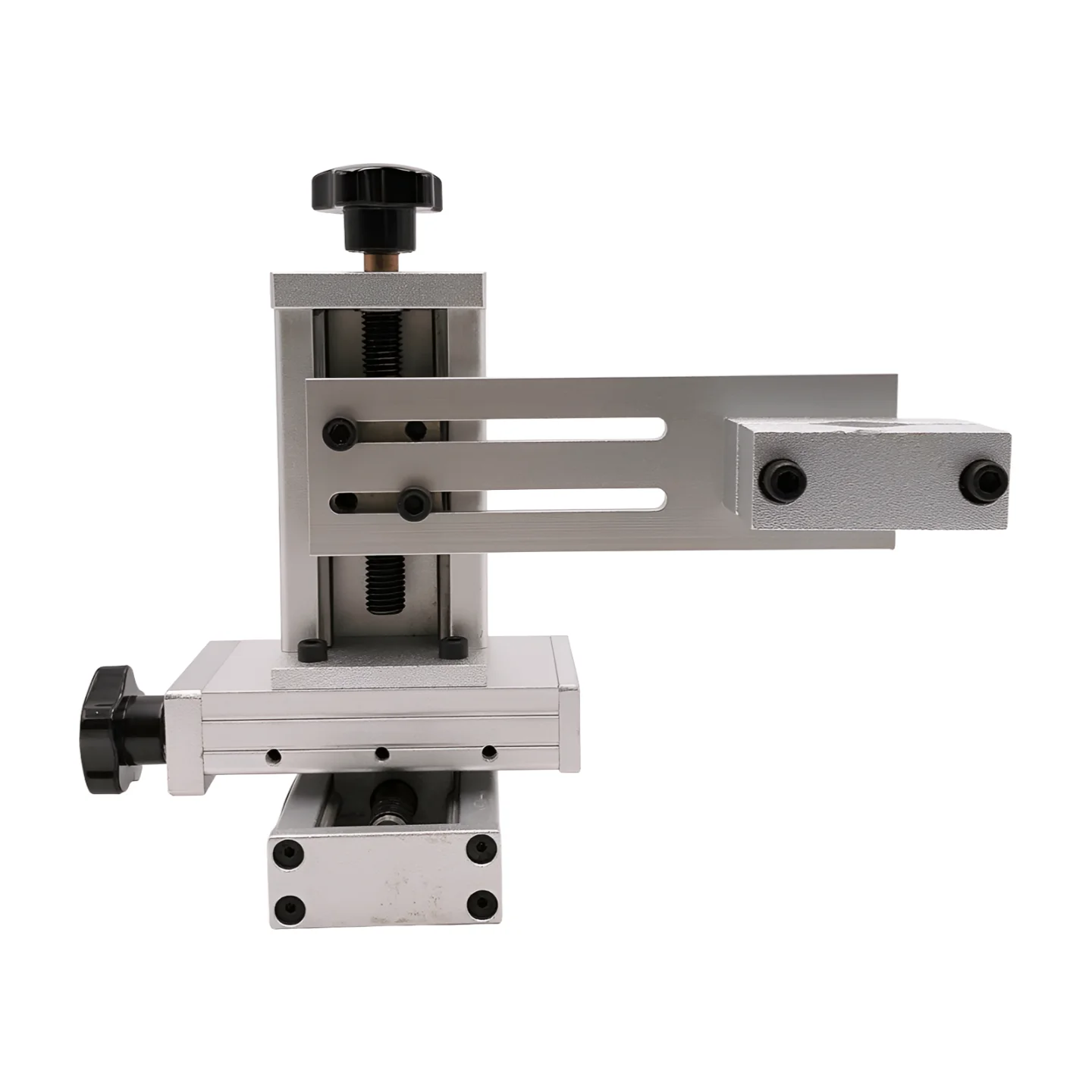 Three Dimensional Cross-Shape Welding Torch Holder XYZ Axis Adjusting Frame Aluminum Alloy High Precision Welding Sliding Table