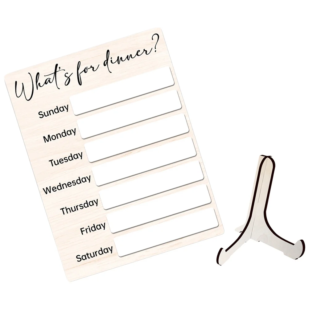 1 Zestaw Magnetyczna Tablica Menu Kuchenna na Lodówkę Tablica Suchościeralna Planer Tygodniowy Menu Arkusz Menu Organizer Domowy Artykuły Gospodarstwa Domowego