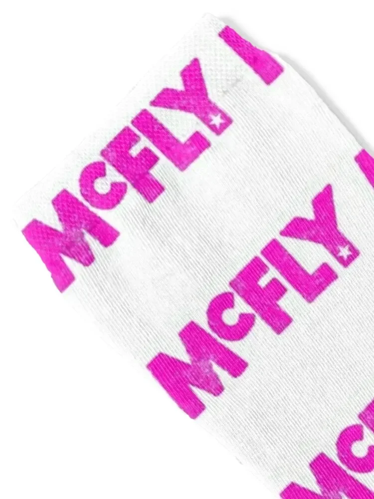 McFly Logo (pink) Socks New year's christmas gift christmass gift Hiking boots Girl'S Socks Men's