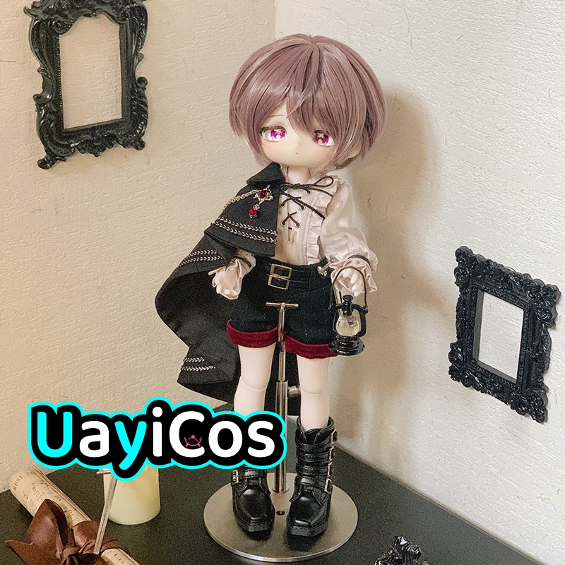 BJD 인형 옷 어린 왕자 잠옷 셔츠 바지 망토 검 1/6 사이즈 의류 세트 봉제 인형 액세서리 애니메이션 장난감 어린이 의류