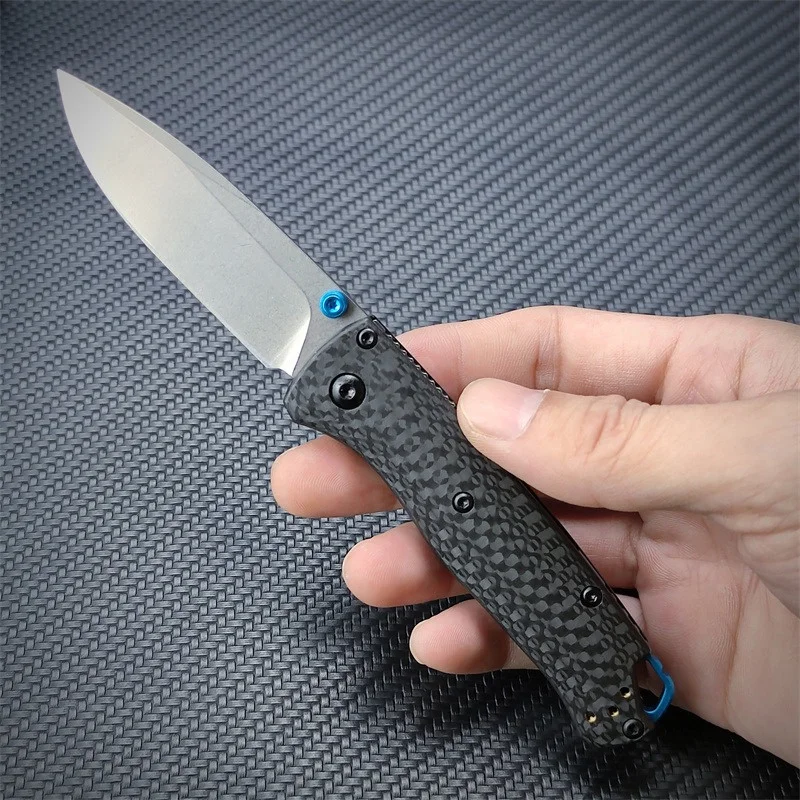 Mini Bugout BM 533 Pocket Folding Knife S90V Blade Carbon Fiber Handles Easy To Carry Outdoors Tactical Defense Survival Tools