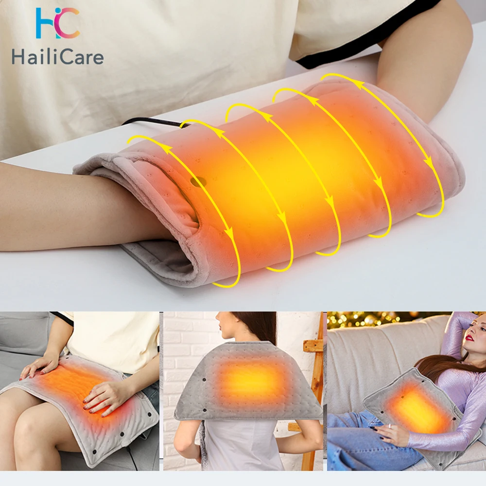 27*50cm Electric Heating Pad Waterproof Winter Heater Abdomen Shoulder Back Pain Relief Physiotherapy Blanket Warm Mat Sofa Bed