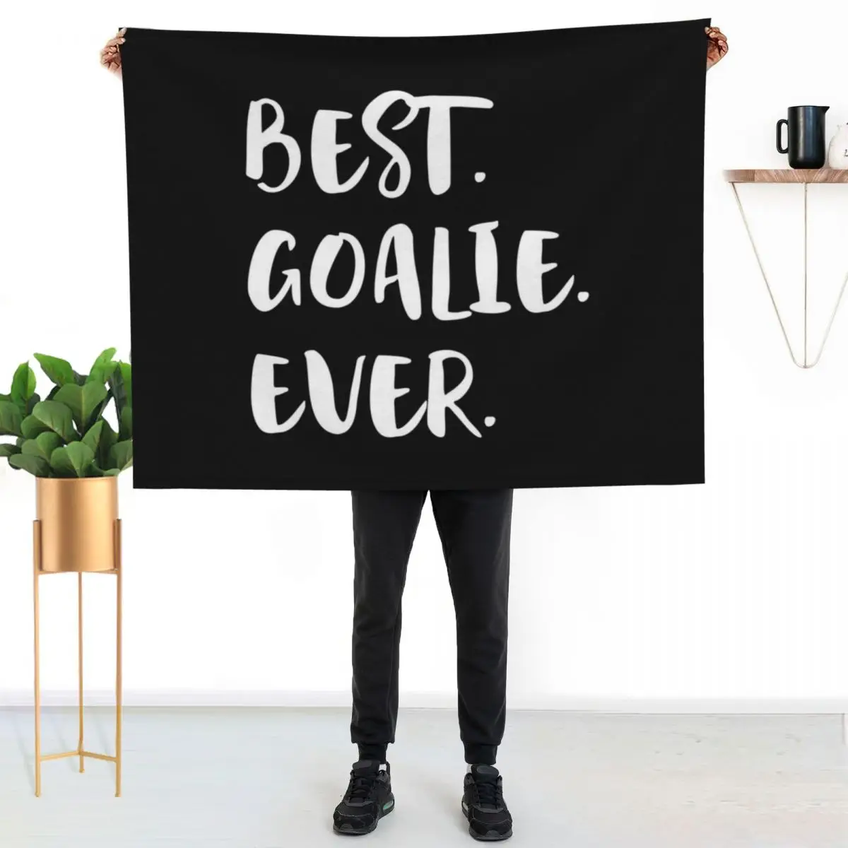 

Best goalkeeper football Throw Blanket Warm Plush Fuzzy Blanket for Living Room