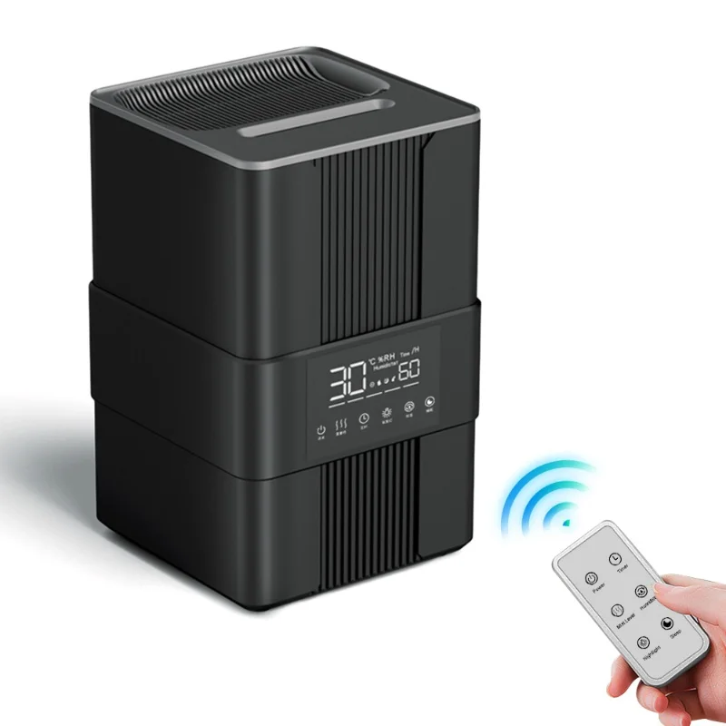 

Увлажнители для спальни, увлажнитель с прохладным туманом 3,5 л с имитацией пламени, 3 режима тумана, ультразвуковое отключение воздуха с автоматическим отключением